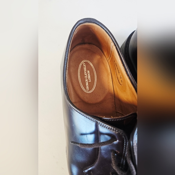 George Cleverley Brown Leather Oxford Shoes  English - Picture 4 of 8